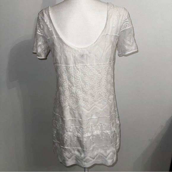 Abercrombie & Fitch Dress lace boho white dress size small - Picture 2 of 13